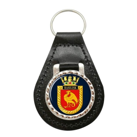 HMS Basilisk, Royal Navy Leather Key Fob