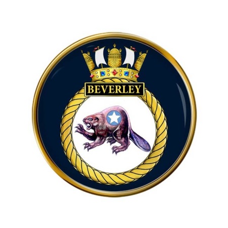 HMS Beverley, Royal Navy Pin Badge