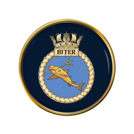 HMS Biter, Royal Navy Pin Badge