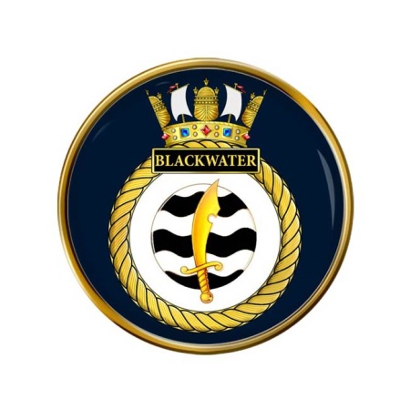 HMS Blackwater, Royal Navy Pin Badge