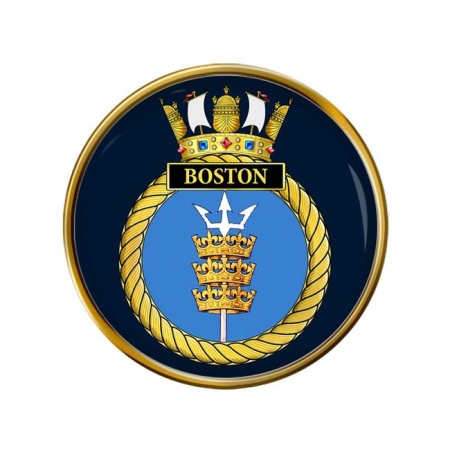 HMS Boston, Royal Navy Pin Badge