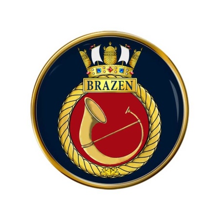HMS Brazen, Royal Navy Pin Badge