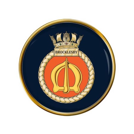 HMS Brocklesby, Royal Navy Pin Badge