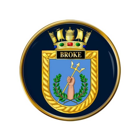 HMS Broke, Royal Navy Pin Badge