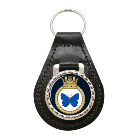 HMS Butterfly, Royal Navy Leather Key Fob