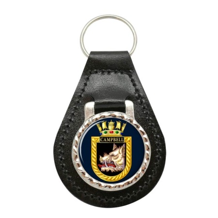 HMS Campbell, Royal Navy Leather Key Fob