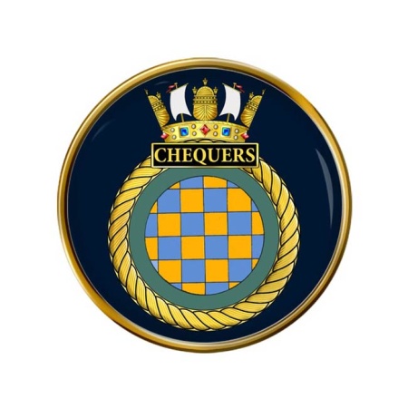 HMS Chequers, Royal Navy Pin Badge
