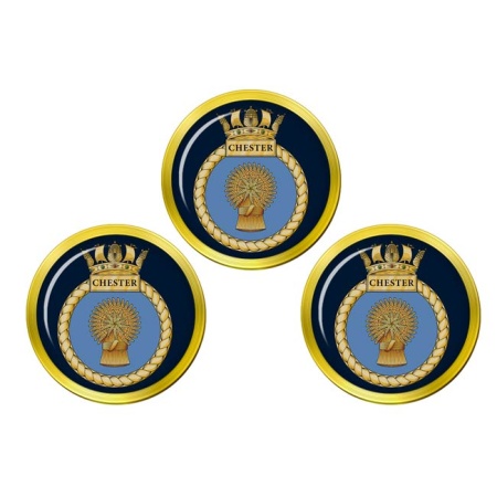 HMS Chester, Royal Navy Golf Ball Markers