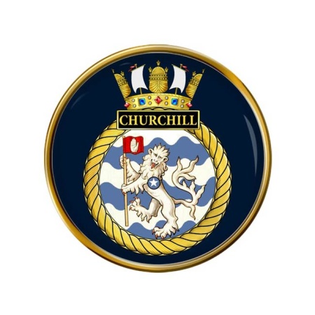 HMS Churchill, Royal Navy Pin Badge