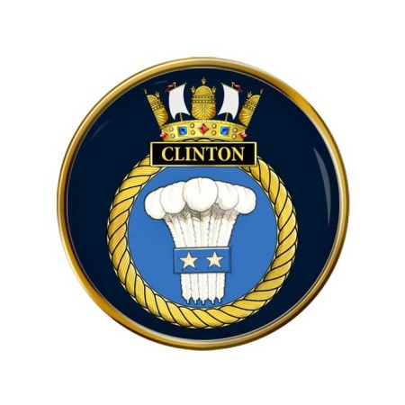 HMS Clinton, Royal Navy Pin Badge