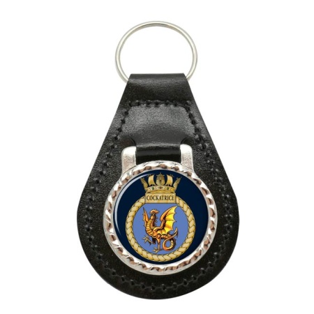 HMS Cockatrice, Royal Navy Leather Key Fob