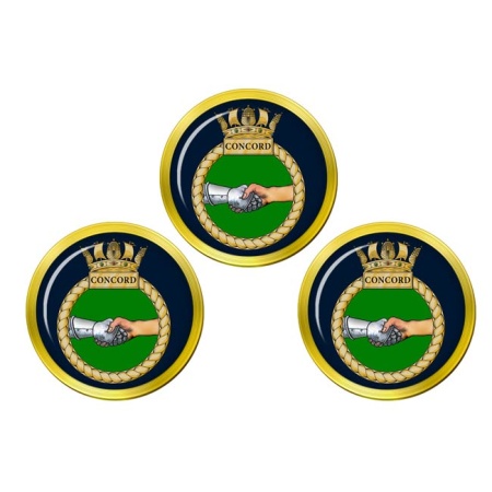 HMS Concord, Royal Navy Golf Ball Markers