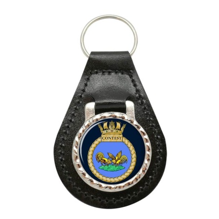 HMS Contest, Royal Navy Leather Key Fob