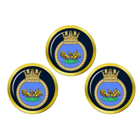 HMS Contest, Royal Navy Golf Ball Markers