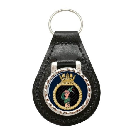 HMS Courageous, Royal Navy Leather Key Fob