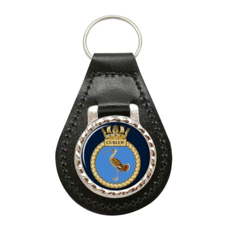 HMS Curlew, Royal Navy Leather Key Fob