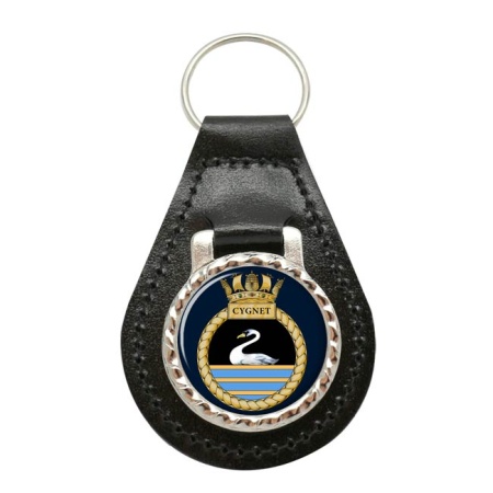 HMS Cygnet, Royal Navy Leather Key Fob