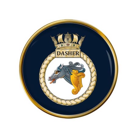 HMS Dasher, Royal Navy Pin Badge