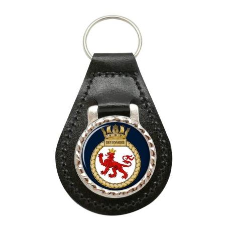 HMS Devonshire, Royal Navy Leather Key Fob