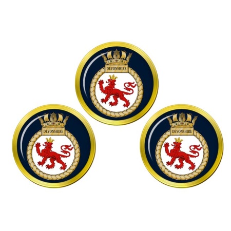 HMS Devonshire, Royal Navy Golf Ball Markers