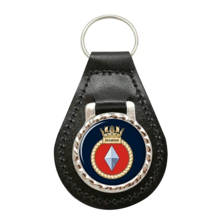 HMS Diamond, Royal Navy Leather Key Fob