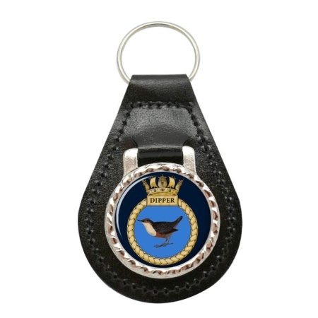 HMS Dipper, Royal Navy Leather Key Fob