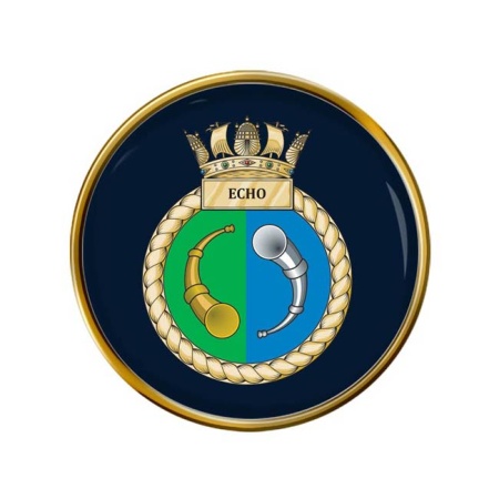 HMS Echo, Royal Navy Pin Badge