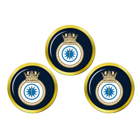 HMS Example, Royal Navy Golf Ball Markers