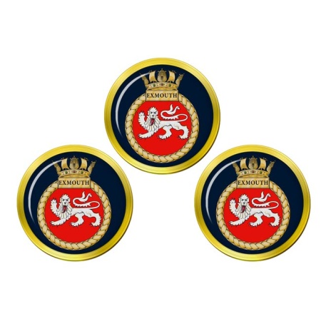 HMS Exmouth, Royal Navy Golf Ball Markers
