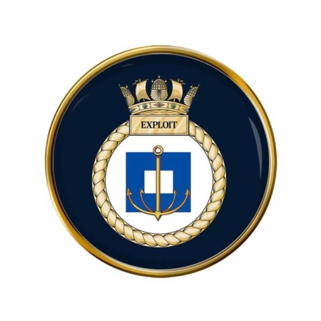 HMS Exploit, Royal Navy Pin Badge