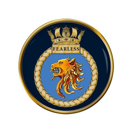 HMS Fearless, Royal Navy Pin Badge