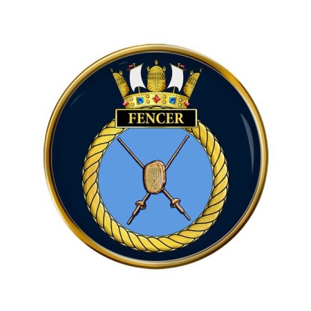HMS Fencer, Royal Navy Pin Badge