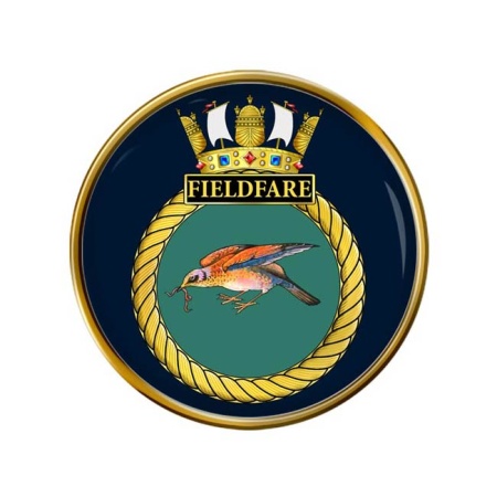 HMS Fieldfare, Royal Navy Pin Badge