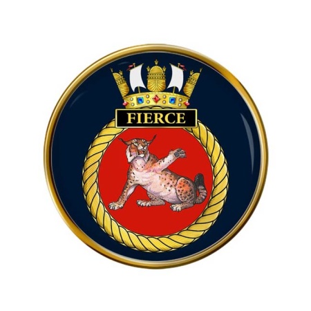 HMS Fierce, Royal Navy Pin Badge