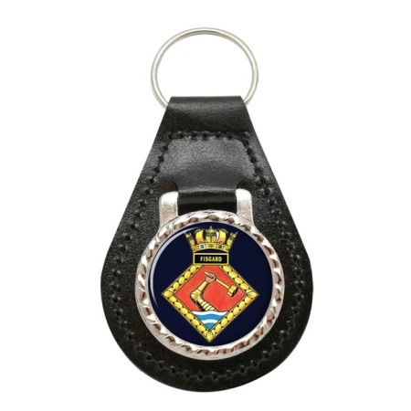 HMS Fisgard, Royal Navy Leather Key Fob