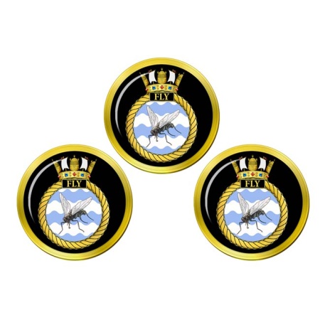 HMS Fly, Royal Navy Golf Ball Markers
