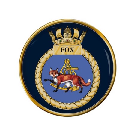 HMS Fox, Royal Navy Pin Badge