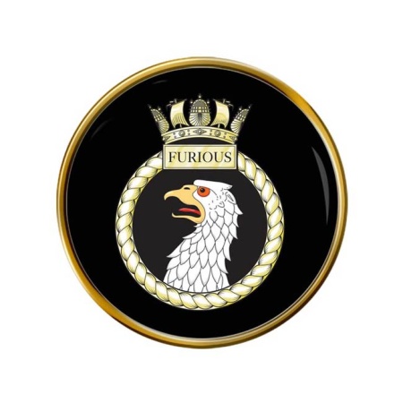 HMS Furious, Royal Navy Pin Badge