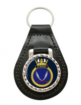 HMS Gurkha, Royal Navy Leather Key Fob