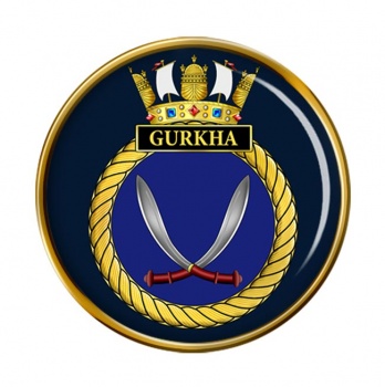 HMS Gurkha, Royal Navy Pin Badge