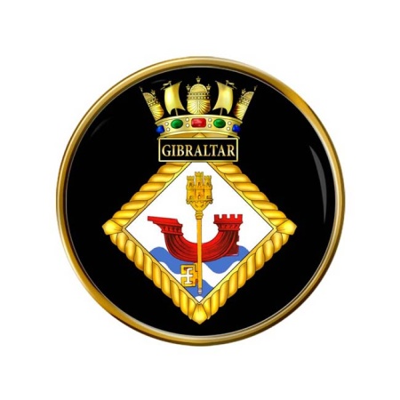 HMS Gibraltar, Royal Navy Pin Badge