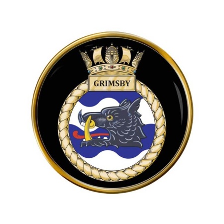 HMS Grimsby, Royal Navy Pin Badge