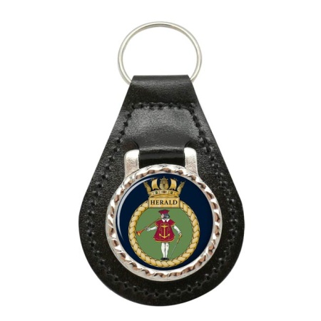 HMS Herald, Royal Navy Leather Key Fob
