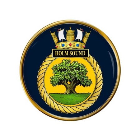 HMS Holm Sound, Royal Navy Pin Badge