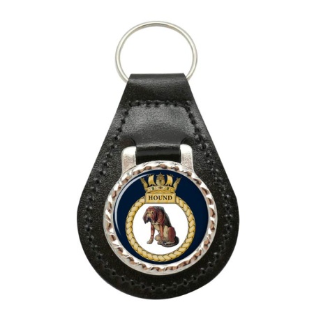 HMSHound, Royal Navy Leather Key Fob