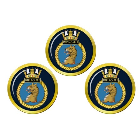 HMS Implacable, Royal Navy Golf Ball Markers