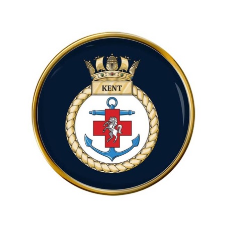 HMS Kent, Royal Navy Pin Badge