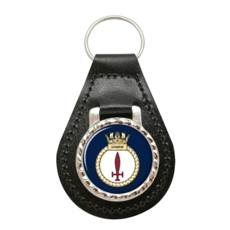 HMS London, Royal Navy Leather Key Fob