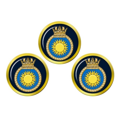 HMS Magnificent, Royal Navy Golf Ball Markers