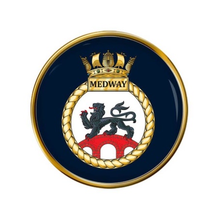 HMS Medway, Royal Navy Pin Badge